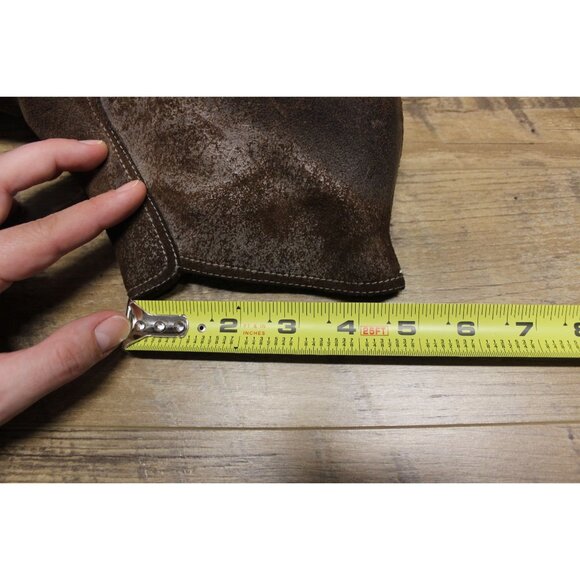 Maison‎ Martin Margiela distressed suede leather triangle wedge heel ankle boots - Picture 11 of 16